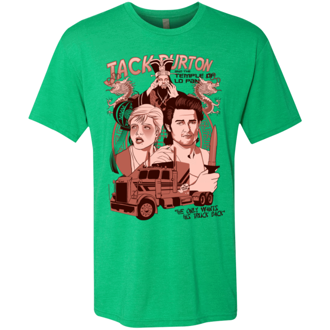 T-Shirts Envy / Small The Temple of Lo Pan Men's Triblend T-Shirt