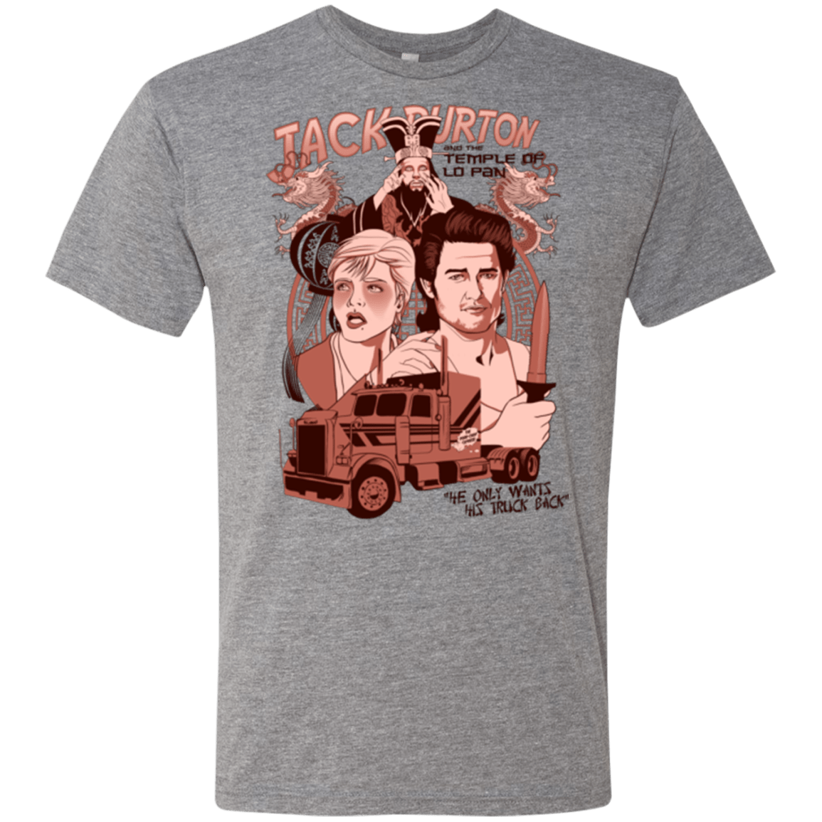 T-Shirts Premium Heather / Small The Temple of Lo Pan Men's Triblend T-Shirt