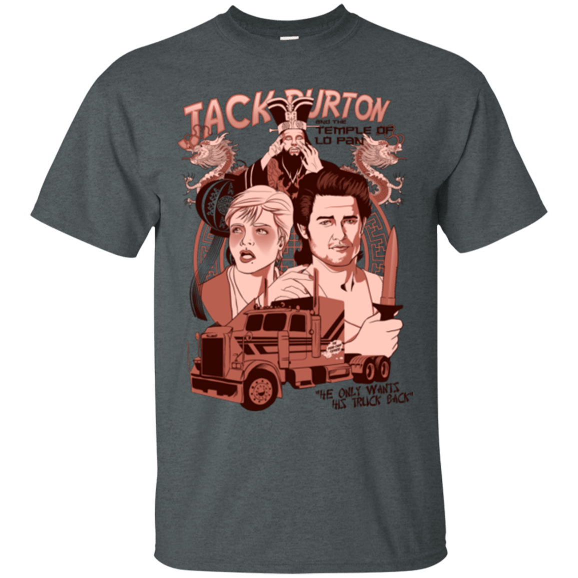 T-Shirts Dark Heather / Small The Temple of Lo Pan T-Shirt