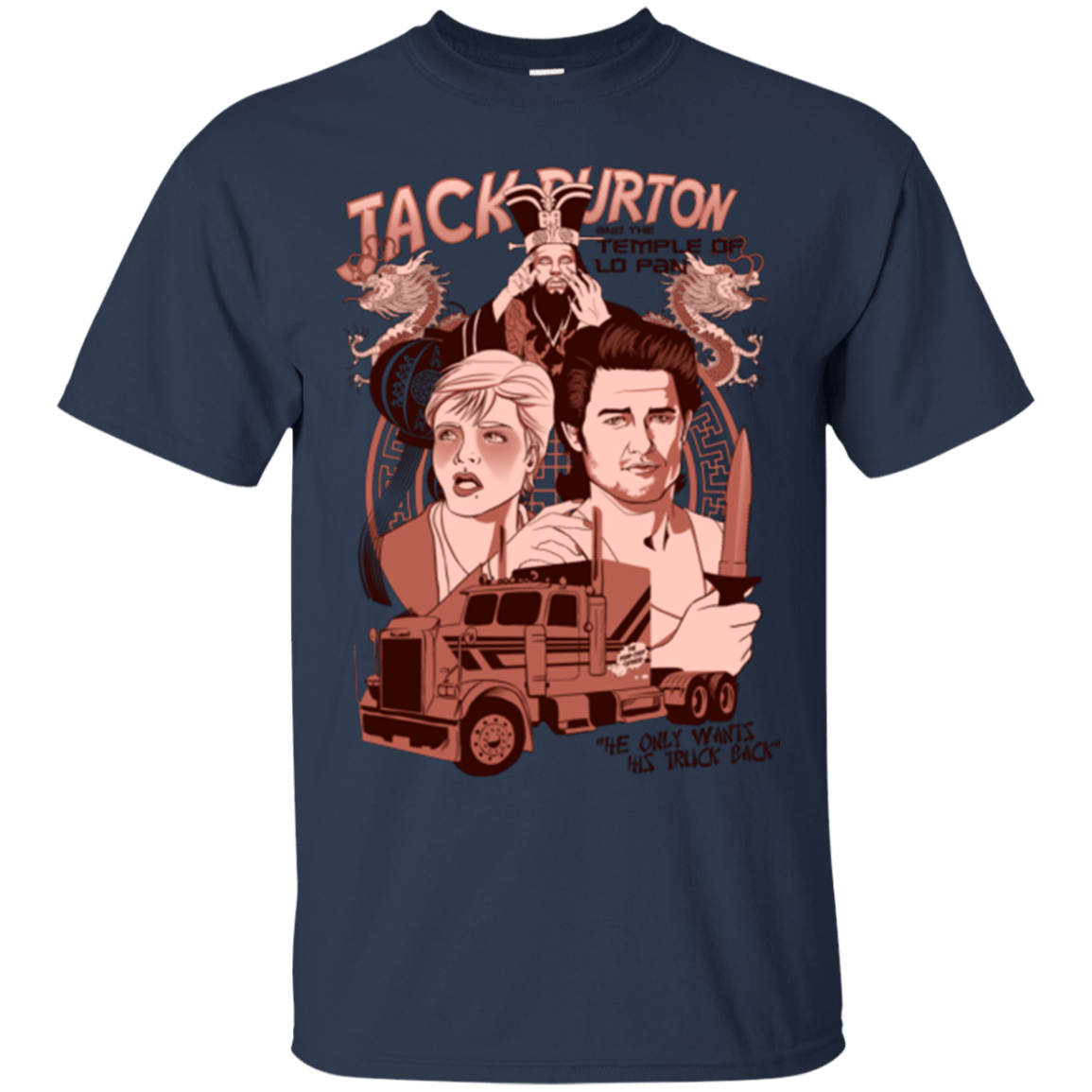 T-Shirts Navy / Small The Temple of Lo Pan T-Shirt