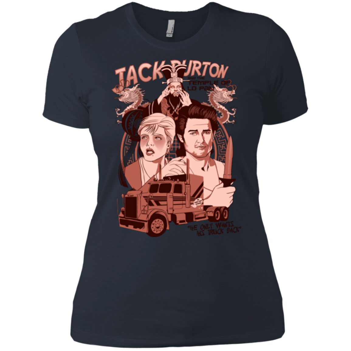 T-Shirts Indigo / X-Small The Temple of Lo Pan Women's Premium T-Shirt