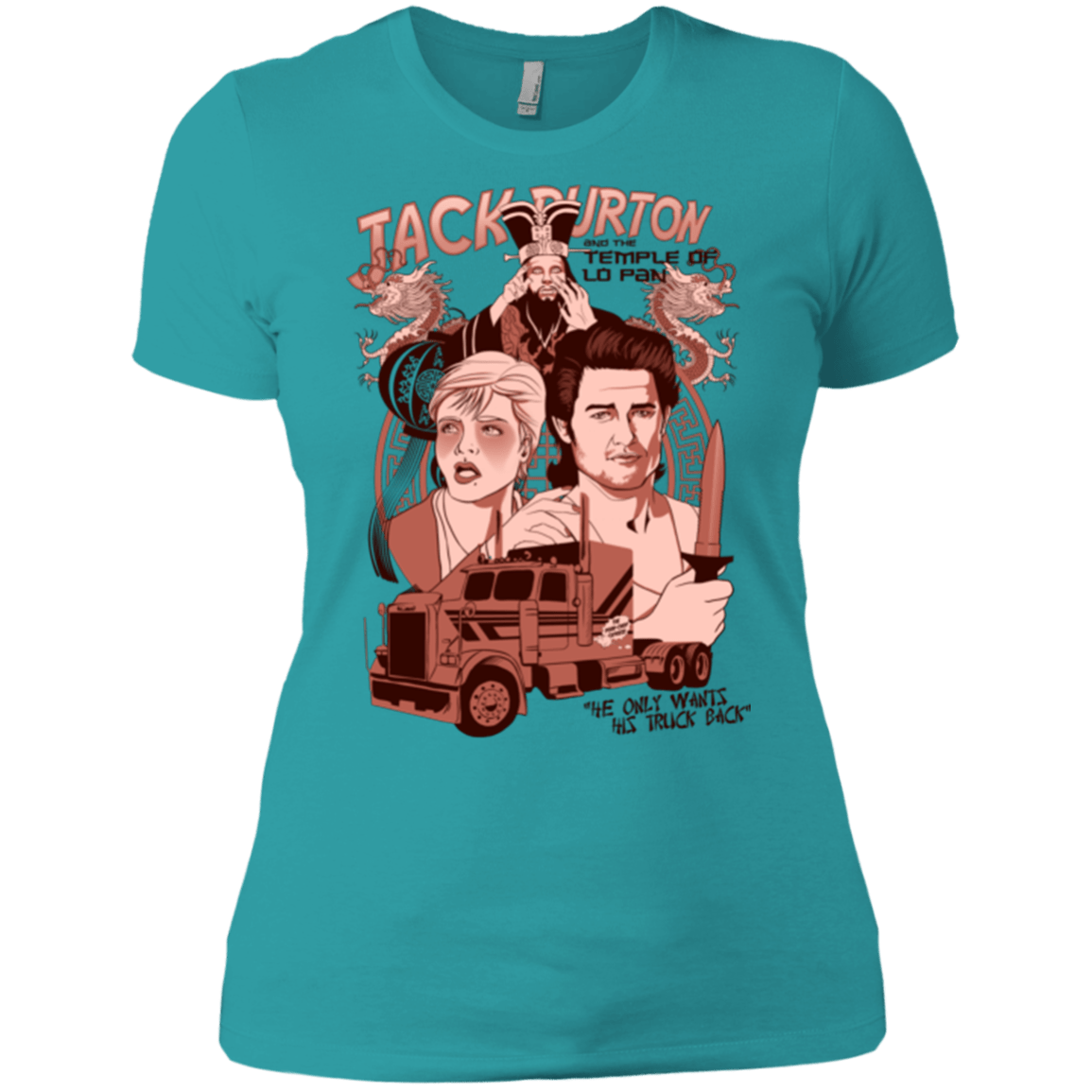 T-Shirts Tahiti Blue / X-Small The Temple of Lo Pan Women's Premium T-Shirt