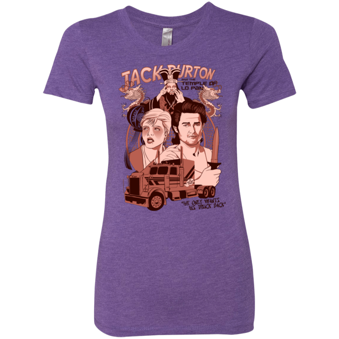 T-Shirts Purple Rush / Small The Temple of Lo Pan Women's Triblend T-Shirt