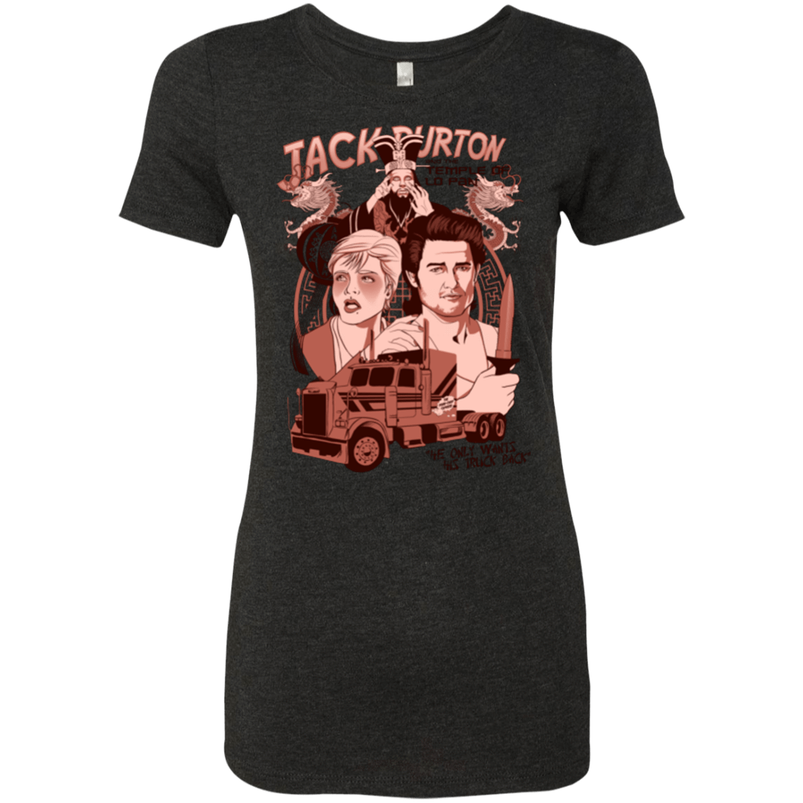 T-Shirts Vintage Black / Small The Temple of Lo Pan Women's Triblend T-Shirt