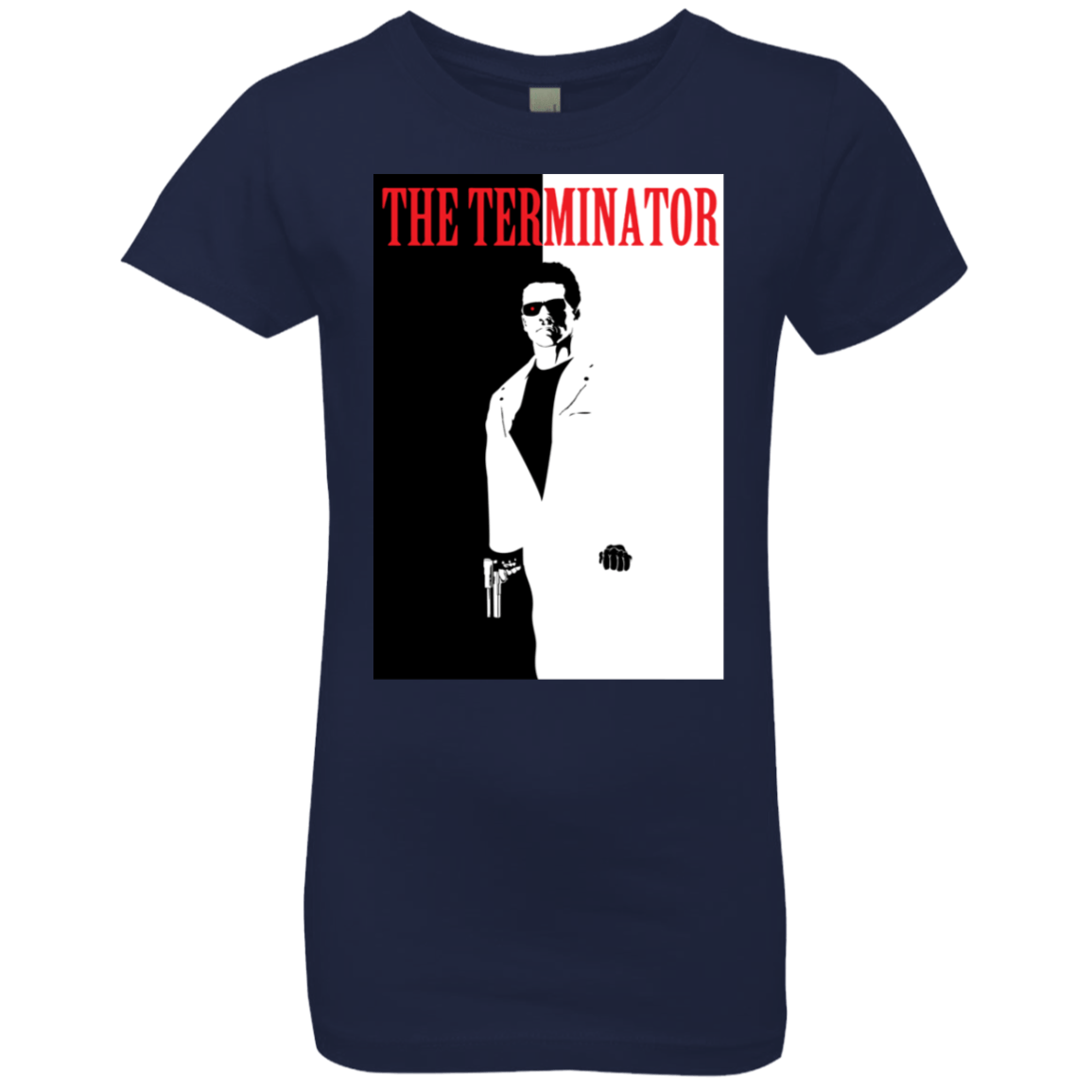 T-Shirts Midnight Navy / YXS The Terminator Girls Premium T-Shirt