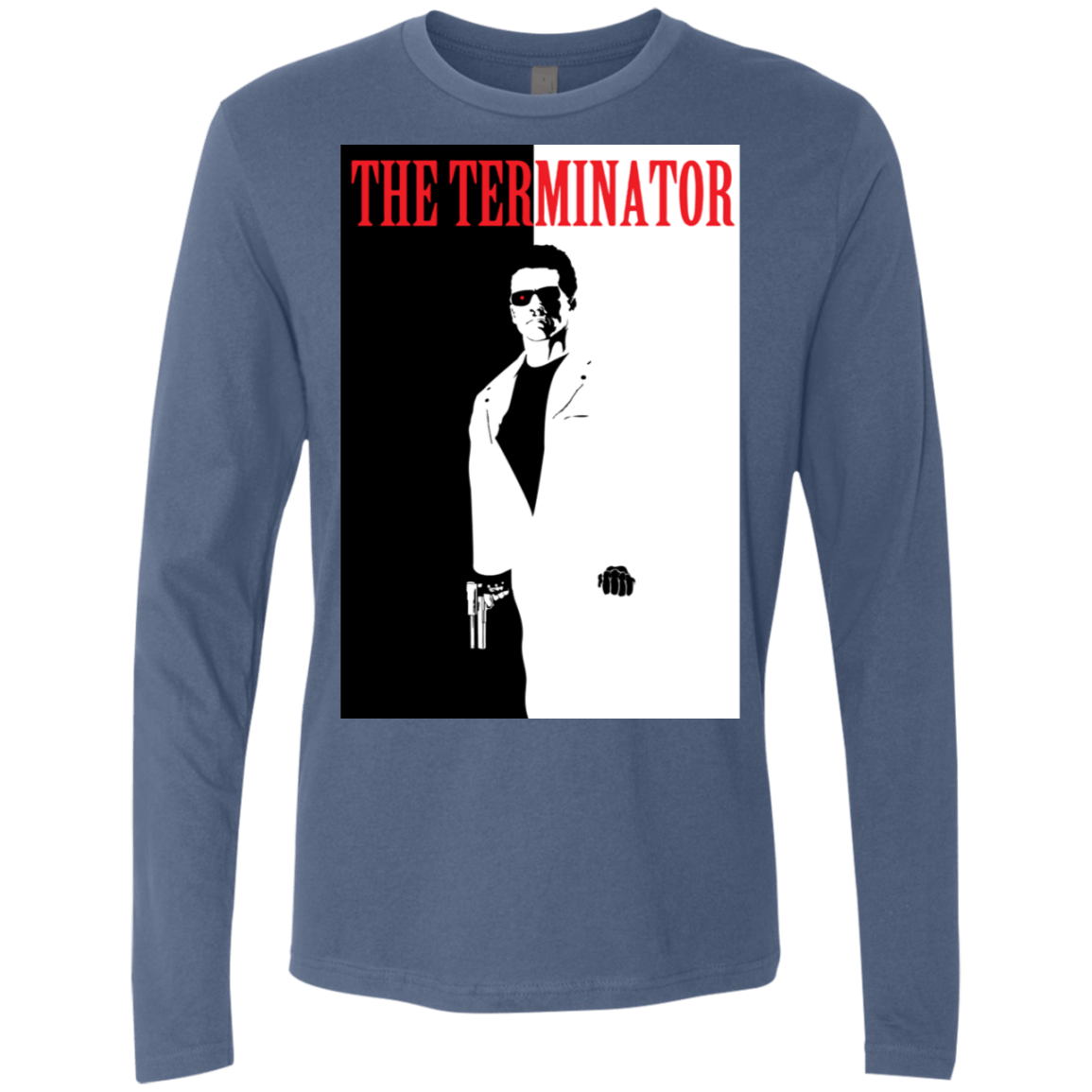T-Shirts Indigo / S The Terminator Men's Premium Long Sleeve