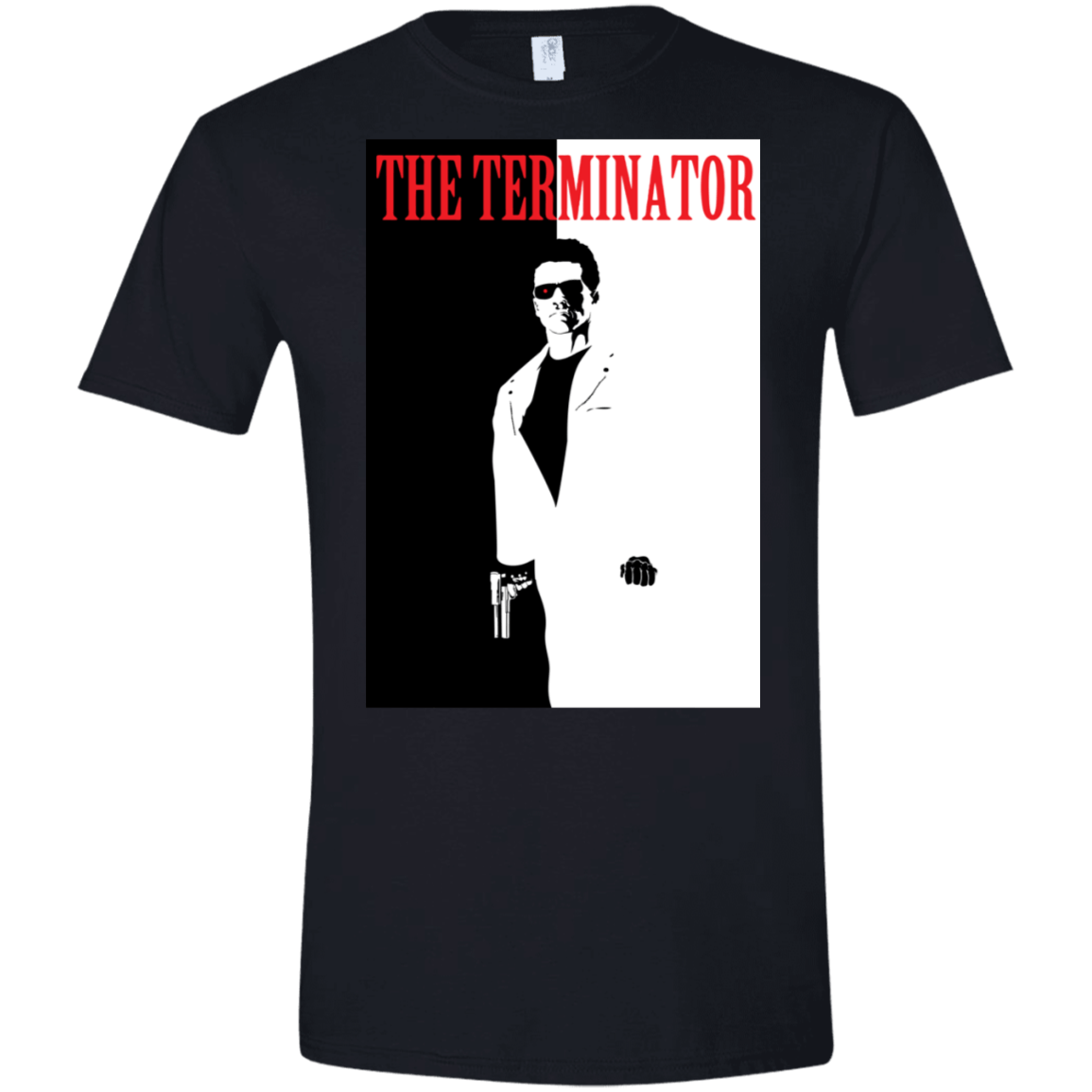 T-Shirts Black / X-Small The Terminator Men's Semi-Fitted Softstyle