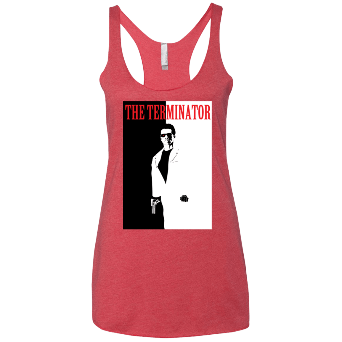 T-Shirts Vintage Red / X-Small The Terminator Women's Triblend Racerback Tank