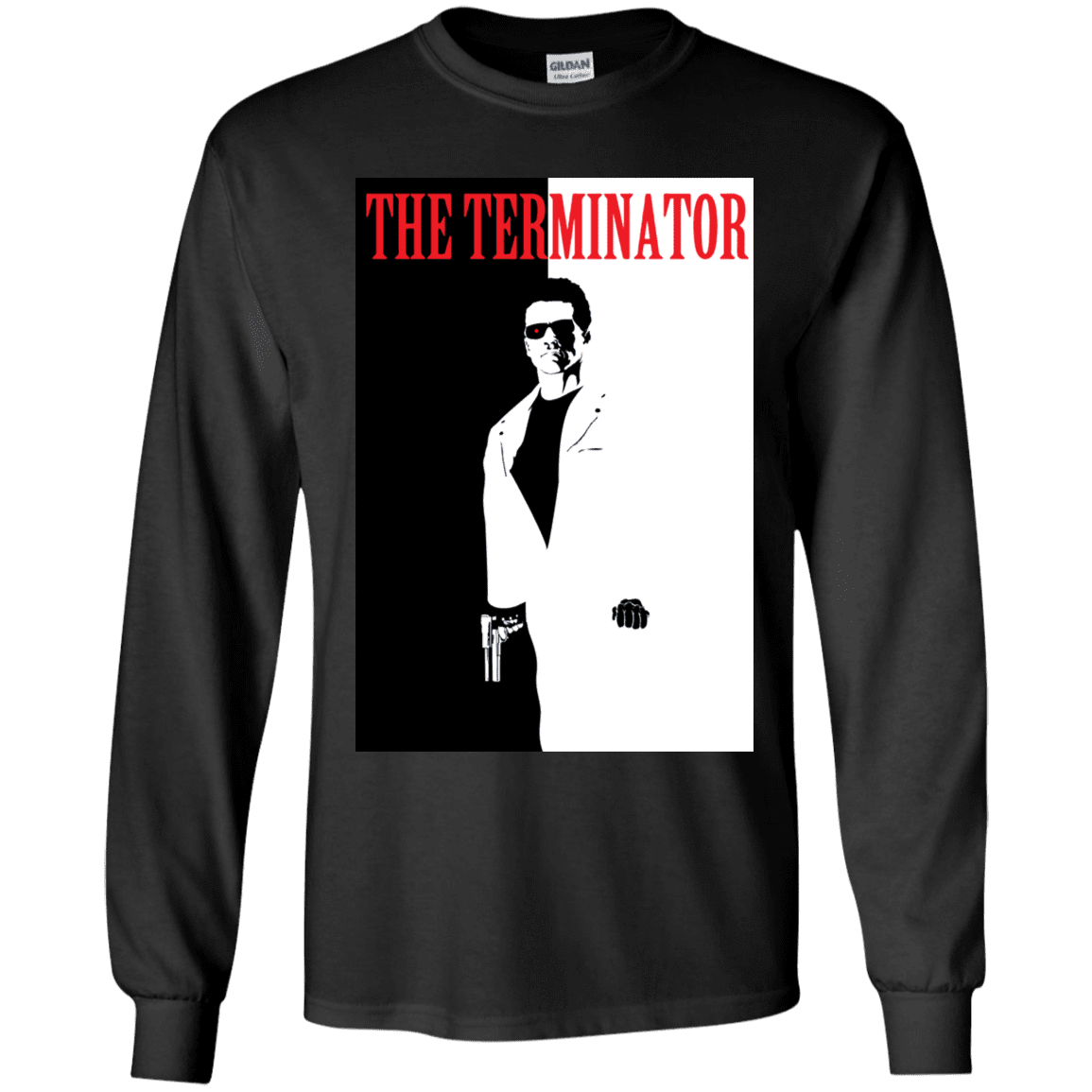 T-Shirts Black / YS The Terminator Youth Long Sleeve T-Shirt