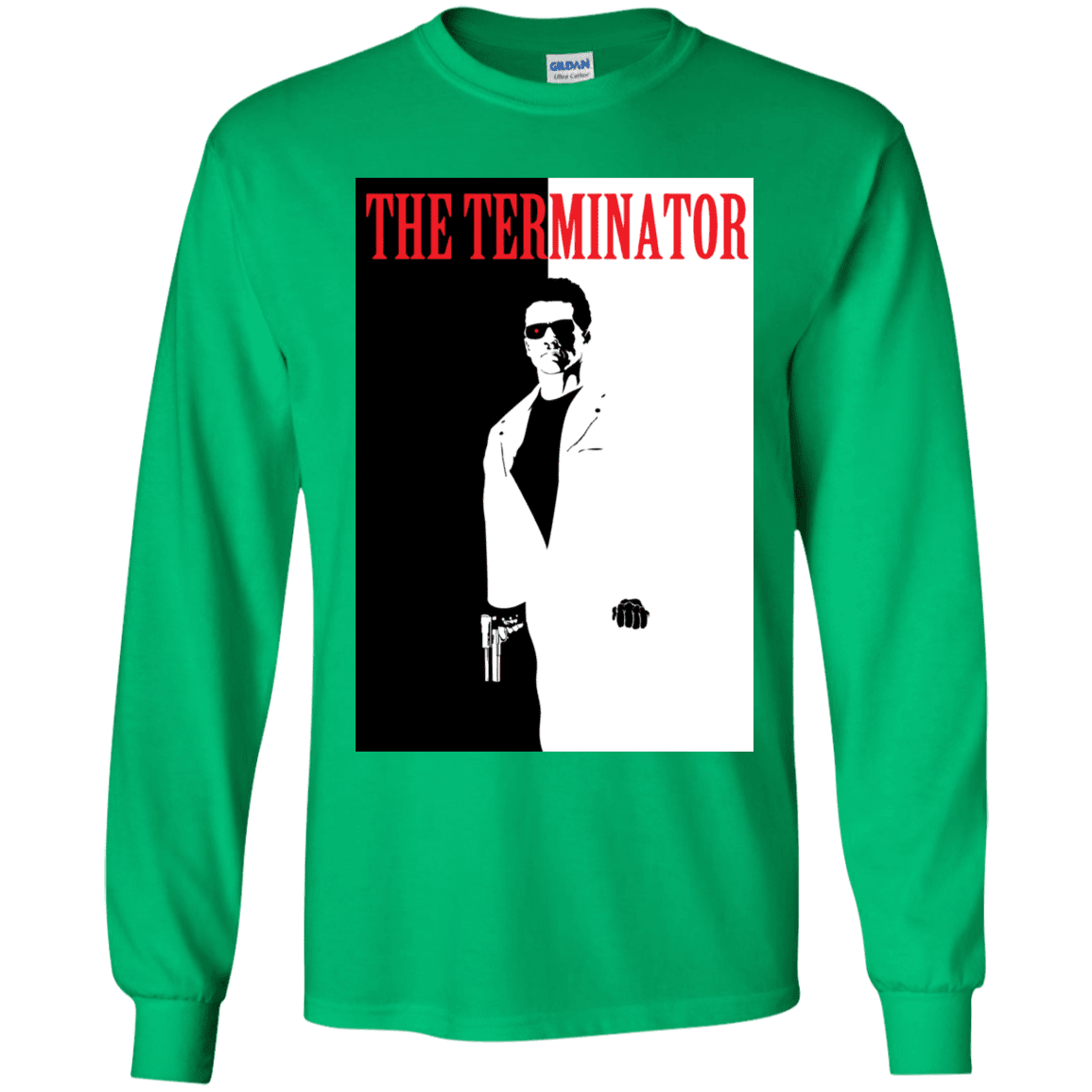 T-Shirts Irish Green / YS The Terminator Youth Long Sleeve T-Shirt