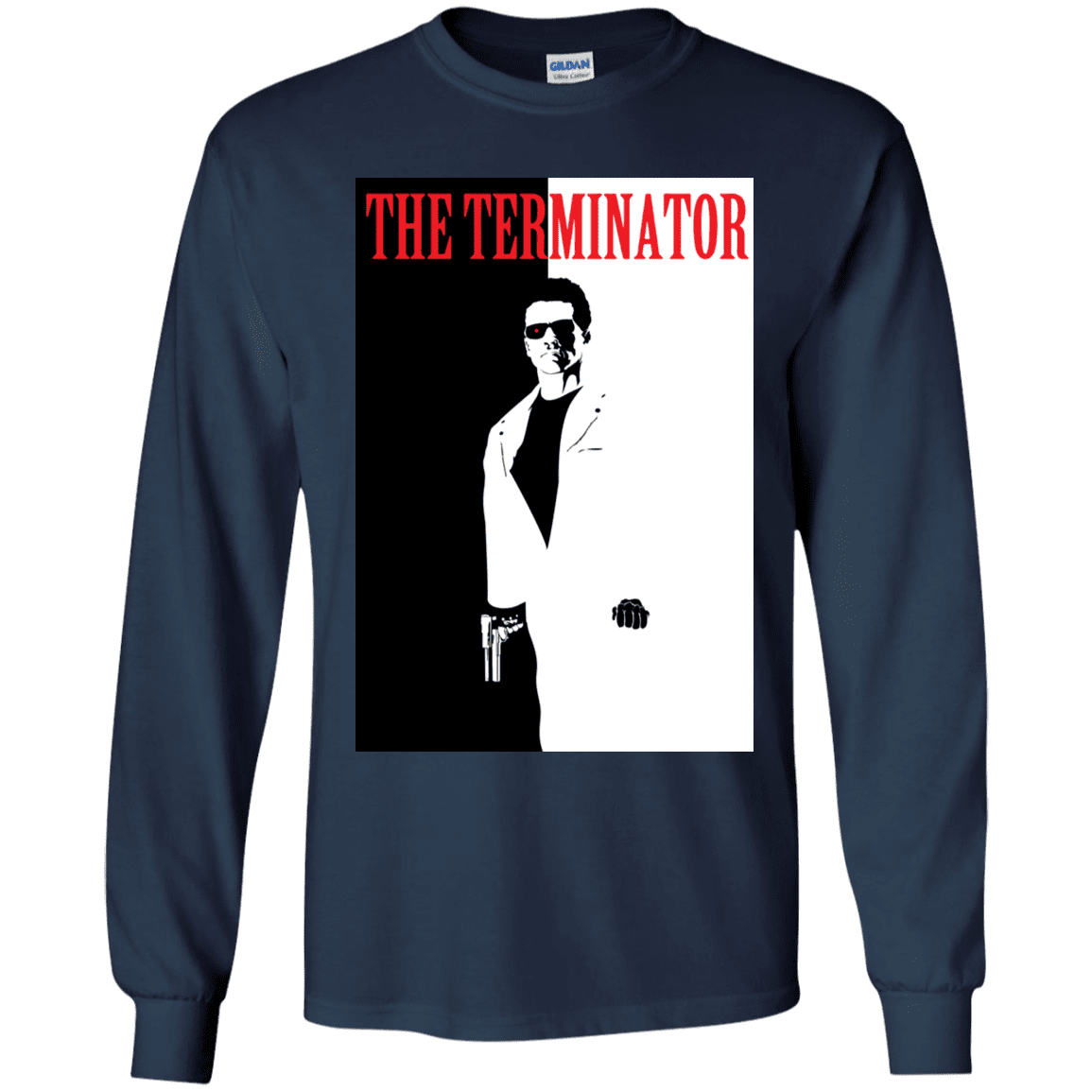 T-Shirts Navy / YS The Terminator Youth Long Sleeve T-Shirt