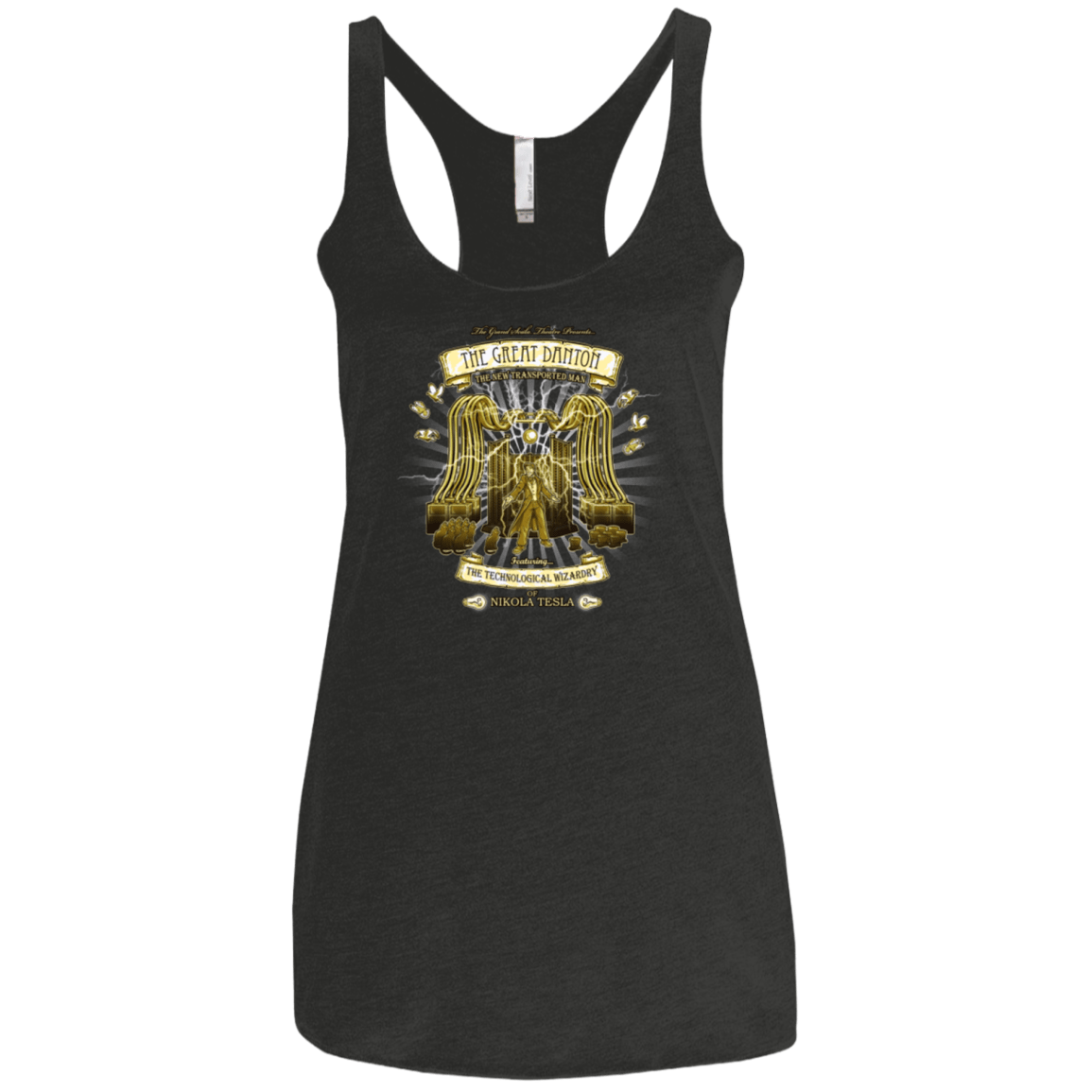 T-Shirts Vintage Black / X-Small The Teslige Women's Triblend Racerback Tank