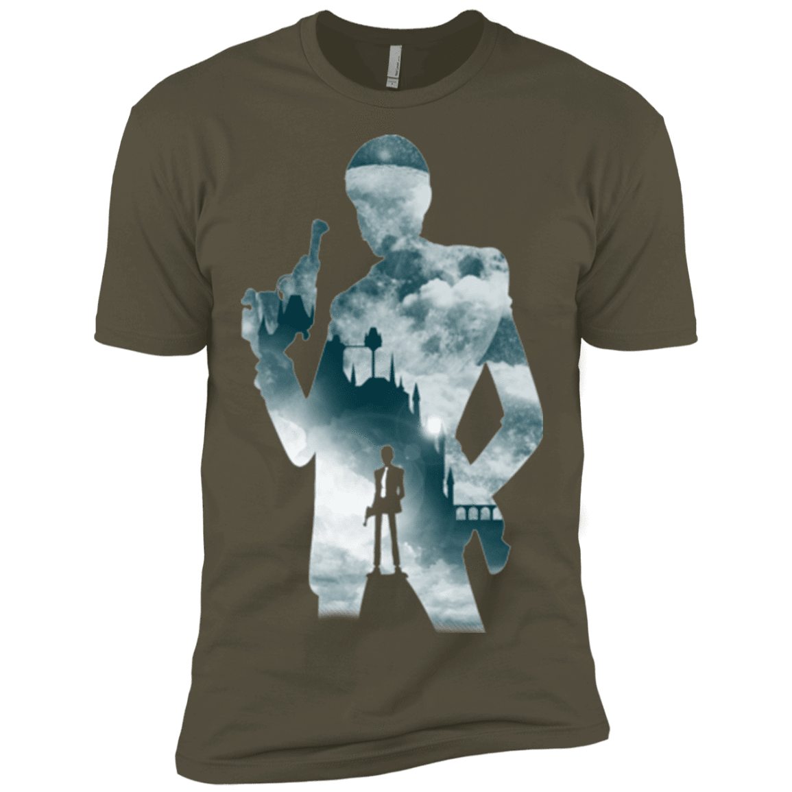 T-Shirts Military Green / X-Small The Thief and the Castle Men's Premium T-Shirt