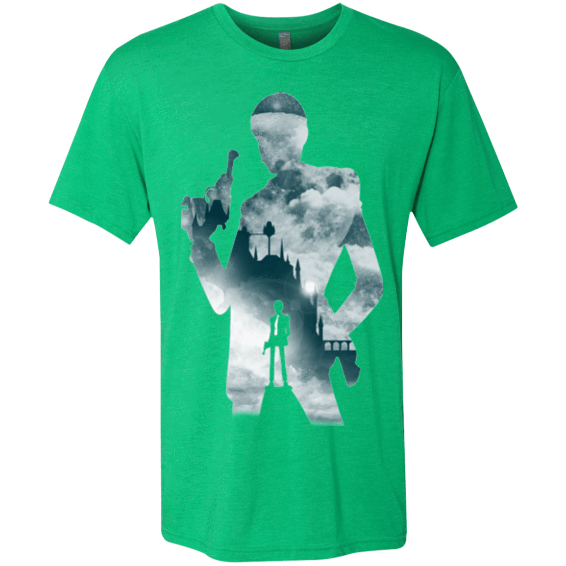 T-Shirts Envy / Small The Thief and the Castle Men's Triblend T-Shirt