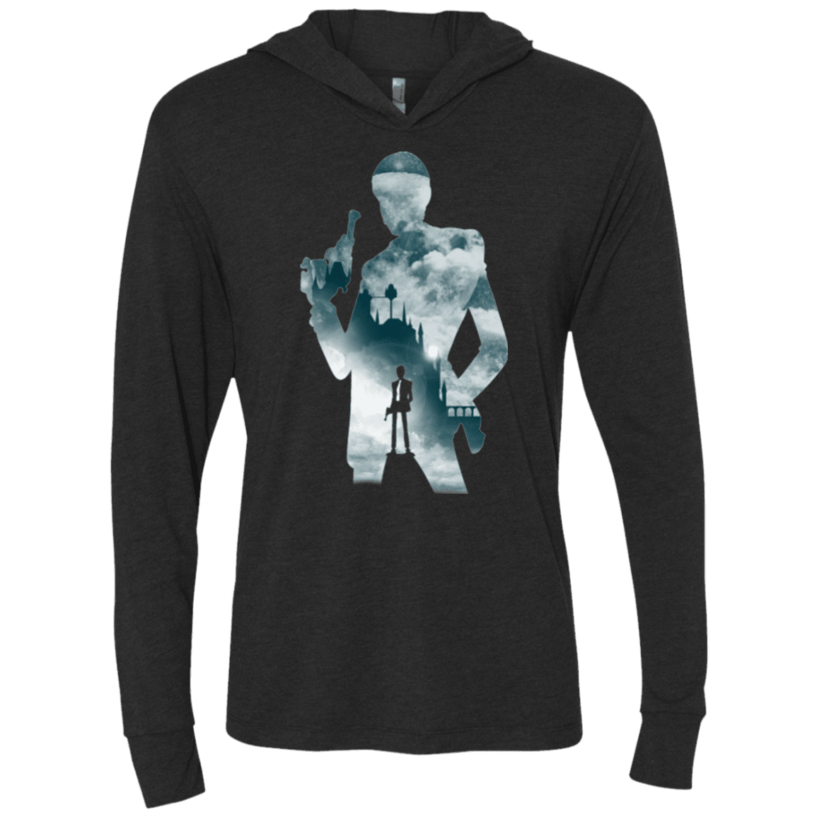 T-Shirts Vintage Black / X-Small The Thief and the Castle Triblend Long Sleeve Hoodie Tee