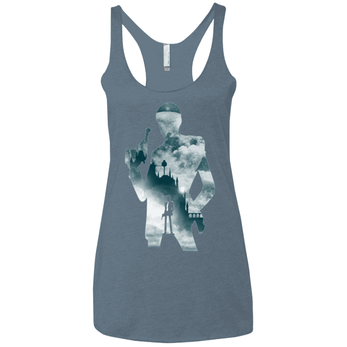 T-Shirts Indigo / X-Small The Thief and the Castle Women's Triblend Racerback Tank