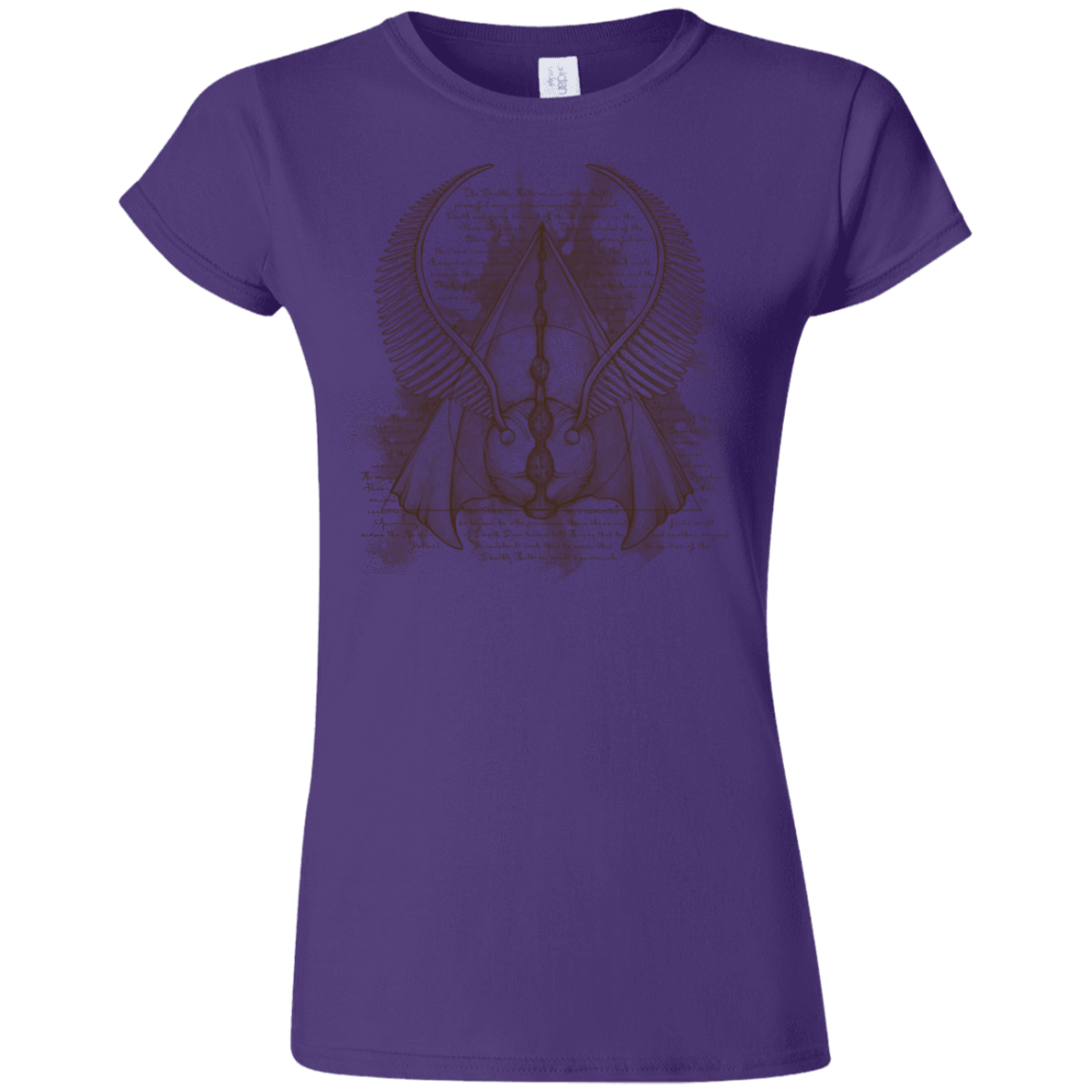 T-Shirts Purple / S The Three Hallows Junior Slimmer-Fit T-Shirt