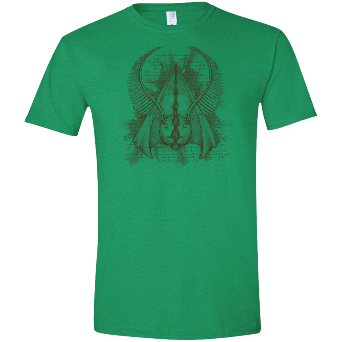 T-Shirts Heather Irish Green / S The Three Hallows Men's Semi-Fitted Softstyle