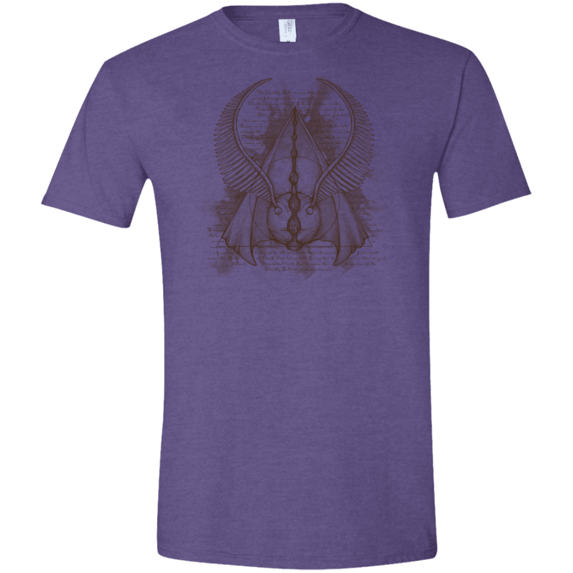 T-Shirts Heather Purple / S The Three Hallows Men's Semi-Fitted Softstyle