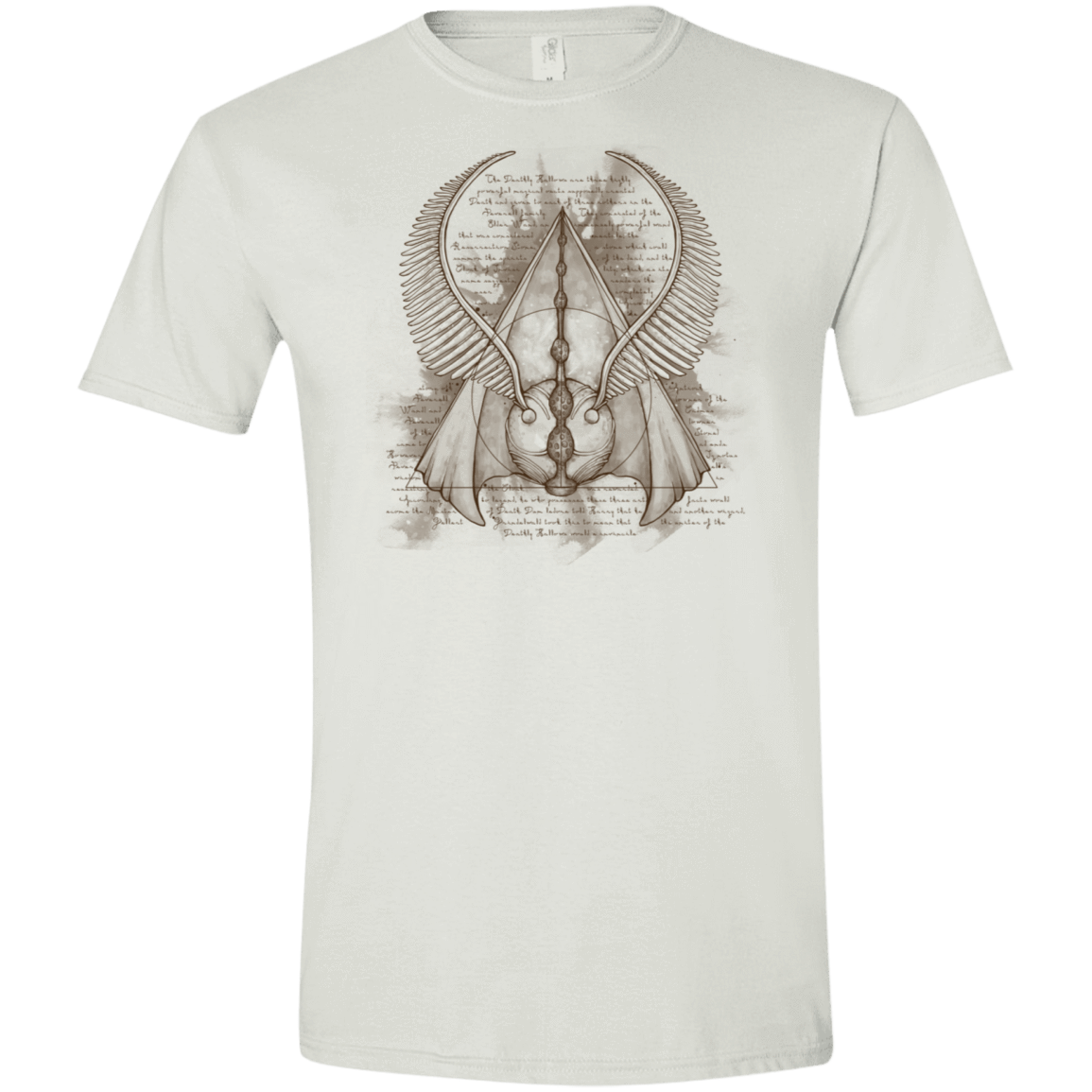 T-Shirts White / X-Small The Three Hallows Men's Semi-Fitted Softstyle