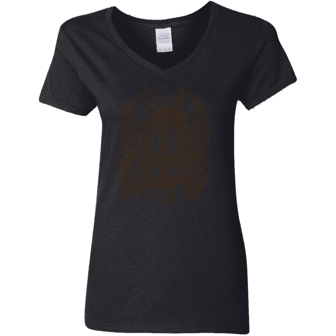 T-Shirts Black / S The Three Hallows Women's V-Neck T-Shirt