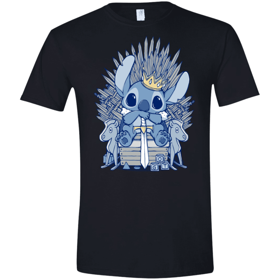 T-Shirts Black / X-Small The Throne Men's Semi-Fitted Softstyle