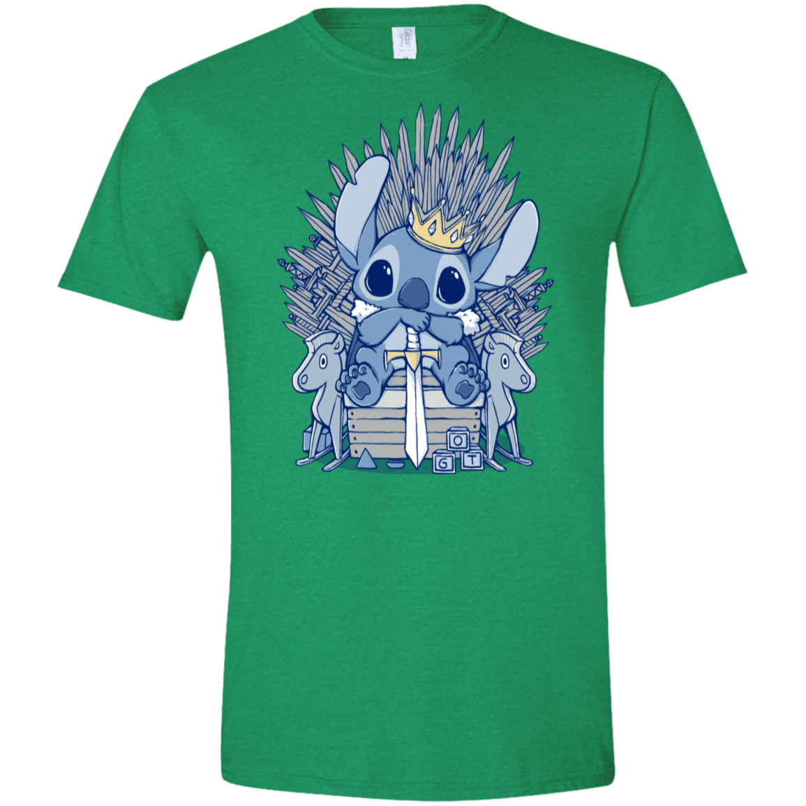 T-Shirts Heather Irish Green / S The Throne Men's Semi-Fitted Softstyle