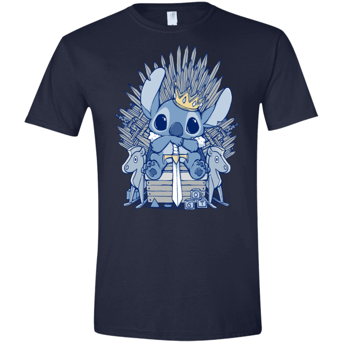 T-Shirts Navy / X-Small The Throne Men's Semi-Fitted Softstyle