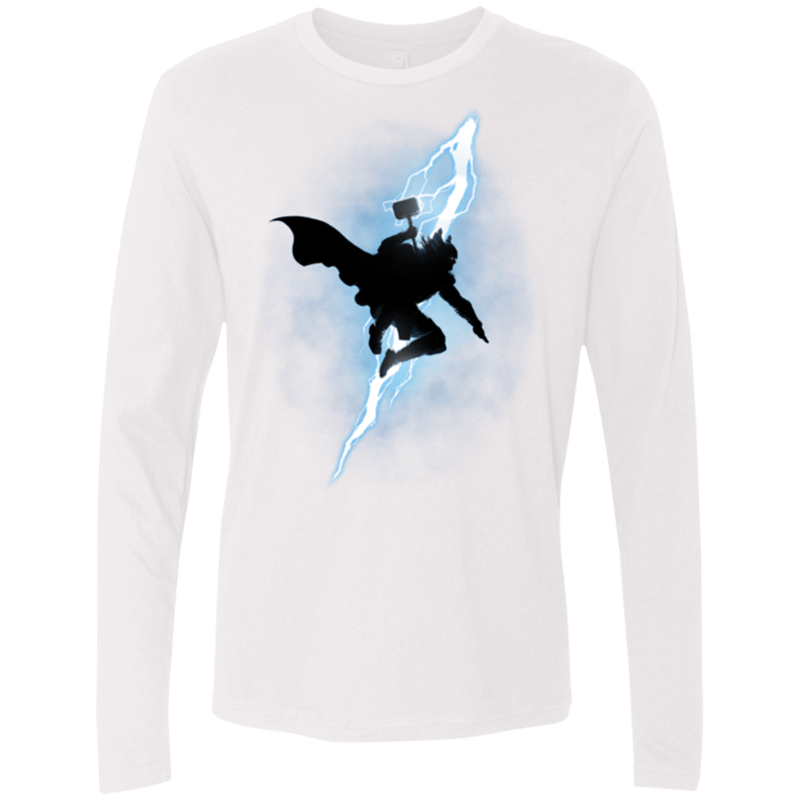 T-Shirts White / Small The Thunder God Returns Men's Premium Long Sleeve