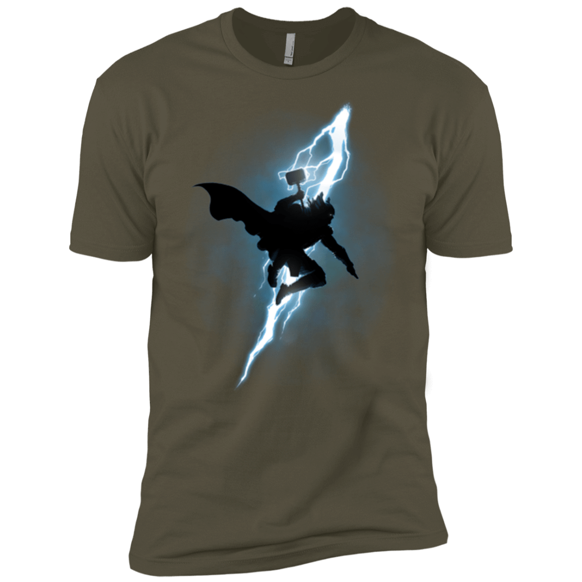 T-Shirts Military Green / X-Small The Thunder God Returns Men's Premium T-Shirt
