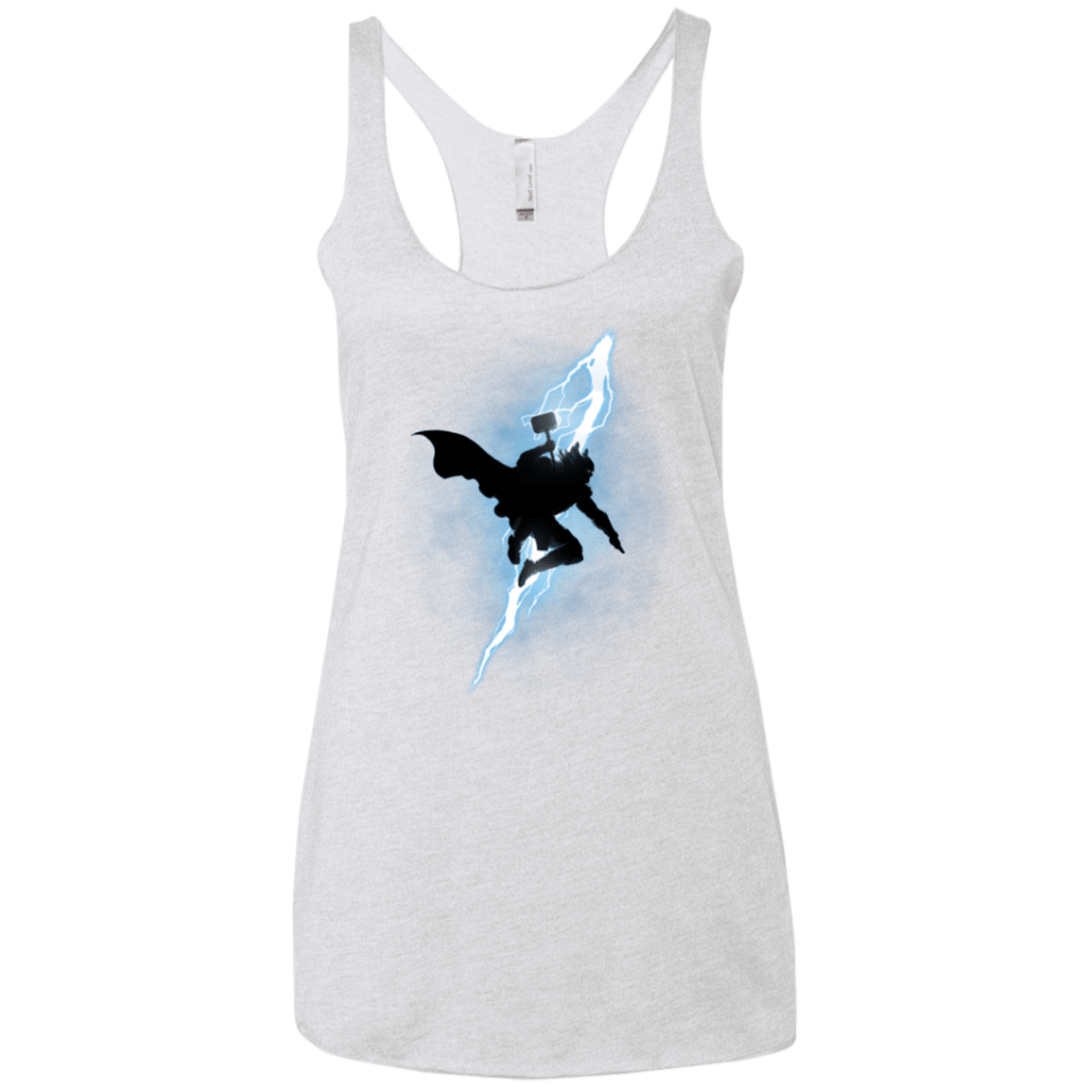 T-Shirts Heather White / X-Small The Thunder God Returns Women's Triblend Racerback Tank