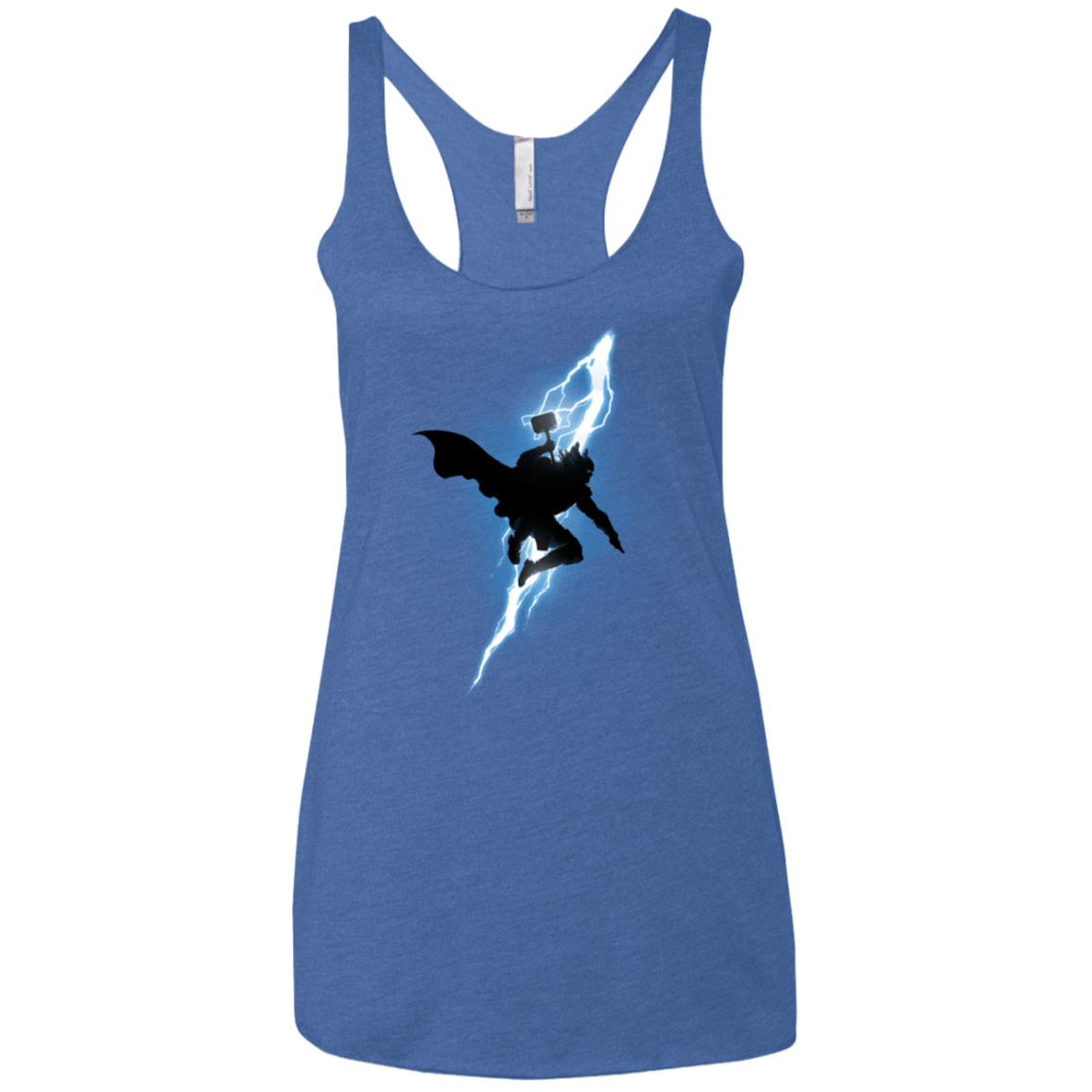 T-Shirts Vintage Royal / X-Small The Thunder God Returns Women's Triblend Racerback Tank
