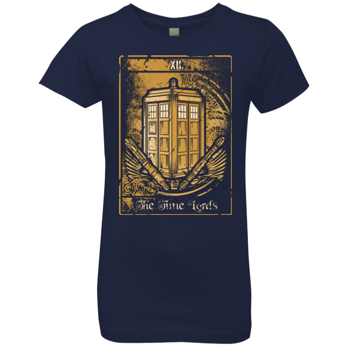 T-Shirts Midnight Navy / YXS THE TIME LORDS Girls Premium T-Shirt