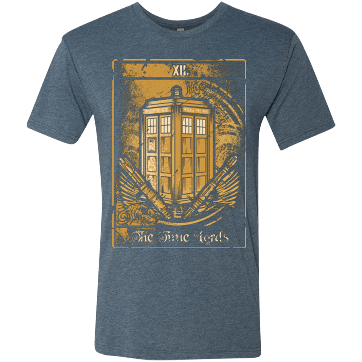 T-Shirts Indigo / Small THE TIME LORDS Men's Triblend T-Shirt