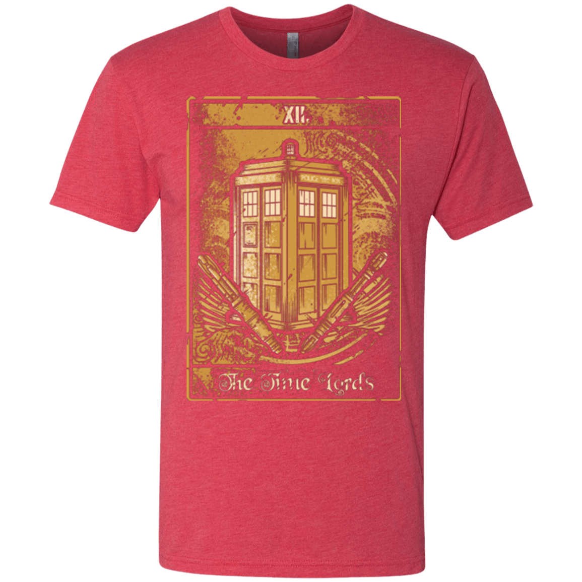 T-Shirts Vintage Red / Small THE TIME LORDS Men's Triblend T-Shirt