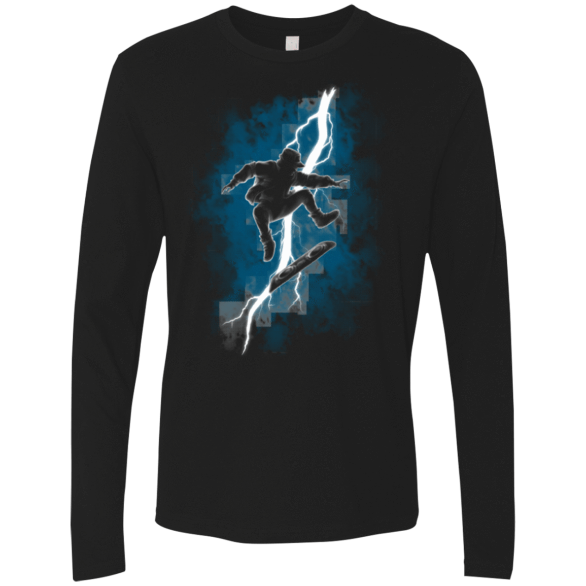 T-Shirts Black / Small The Time Traveler Returns Men's Premium Long Sleeve