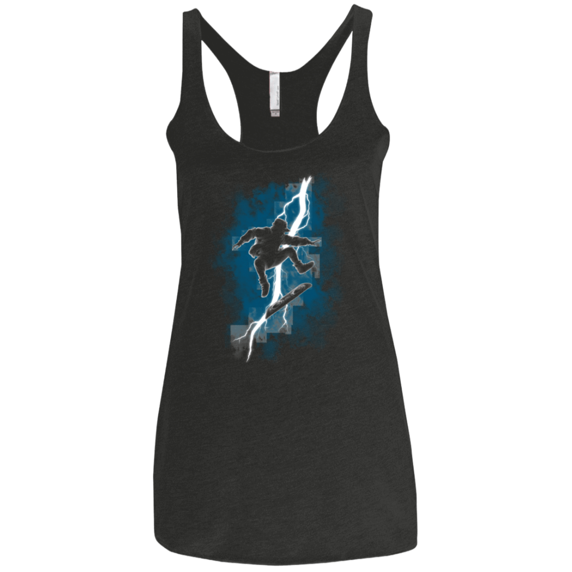 T-Shirts Vintage Black / X-Small The Time Traveler Returns Women's Triblend Racerback Tank