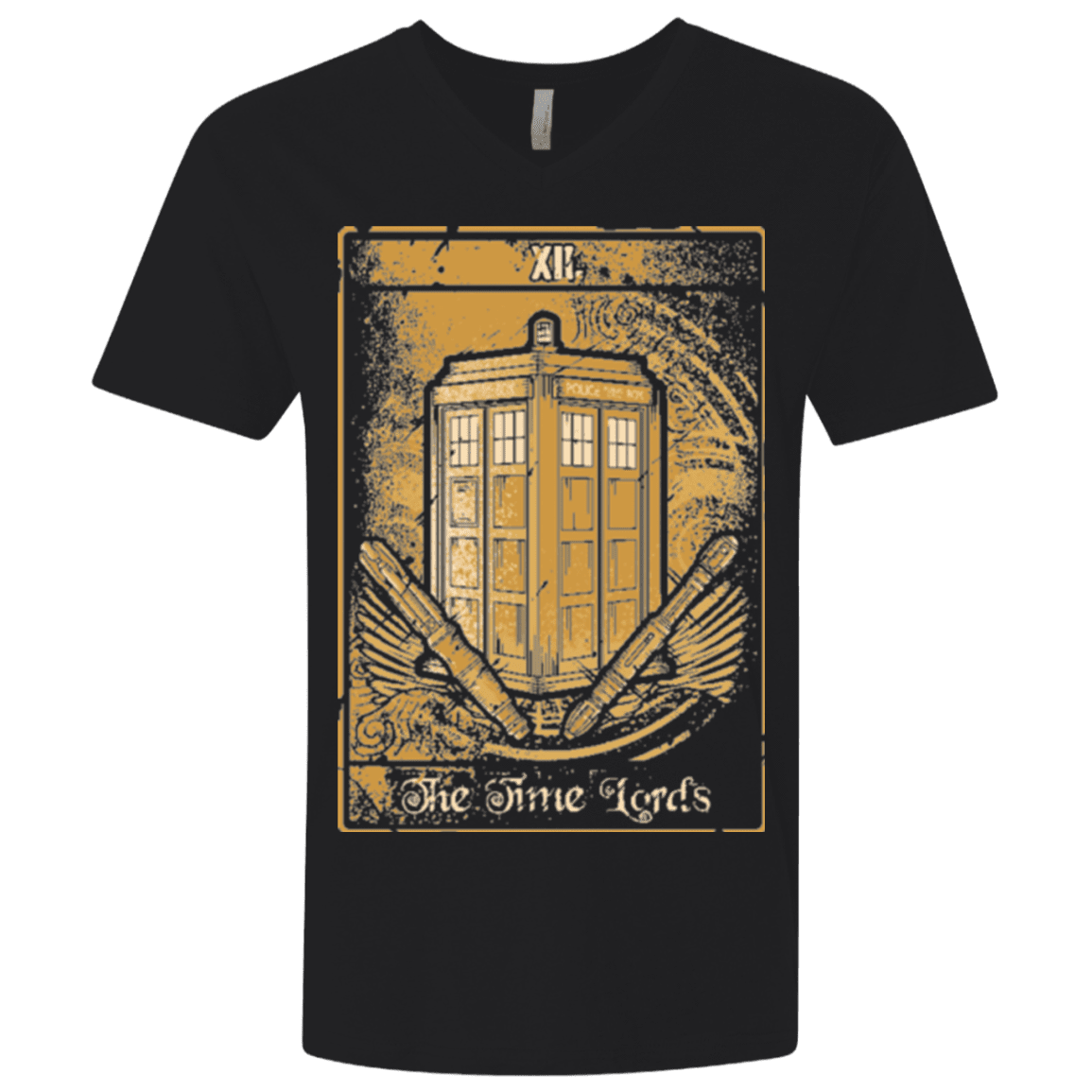 T-Shirts Black / X-Small THE TIMELORDS Men's Premium V-Neck