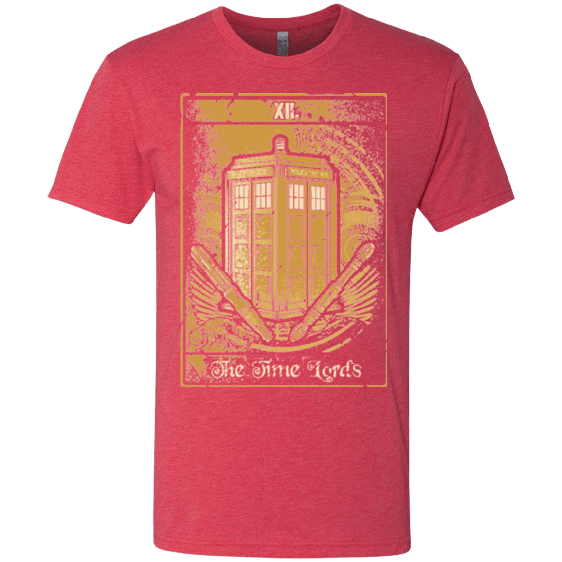 T-Shirts Vintage Red / Small THE TIMELORDS Men's Triblend T-Shirt