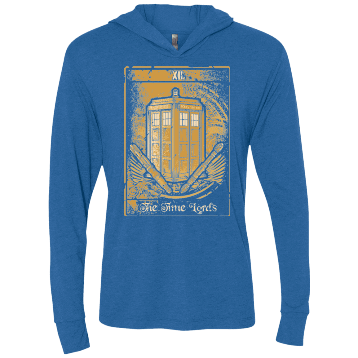 T-Shirts Vintage Royal / X-Small THE TIMELORDS Triblend Long Sleeve Hoodie Tee