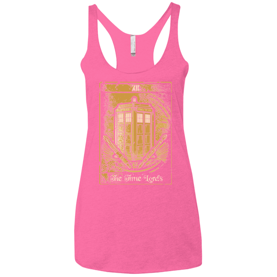 T-Shirts Vintage Pink / X-Small THE TIMELORDS Women's Triblend Racerback Tank