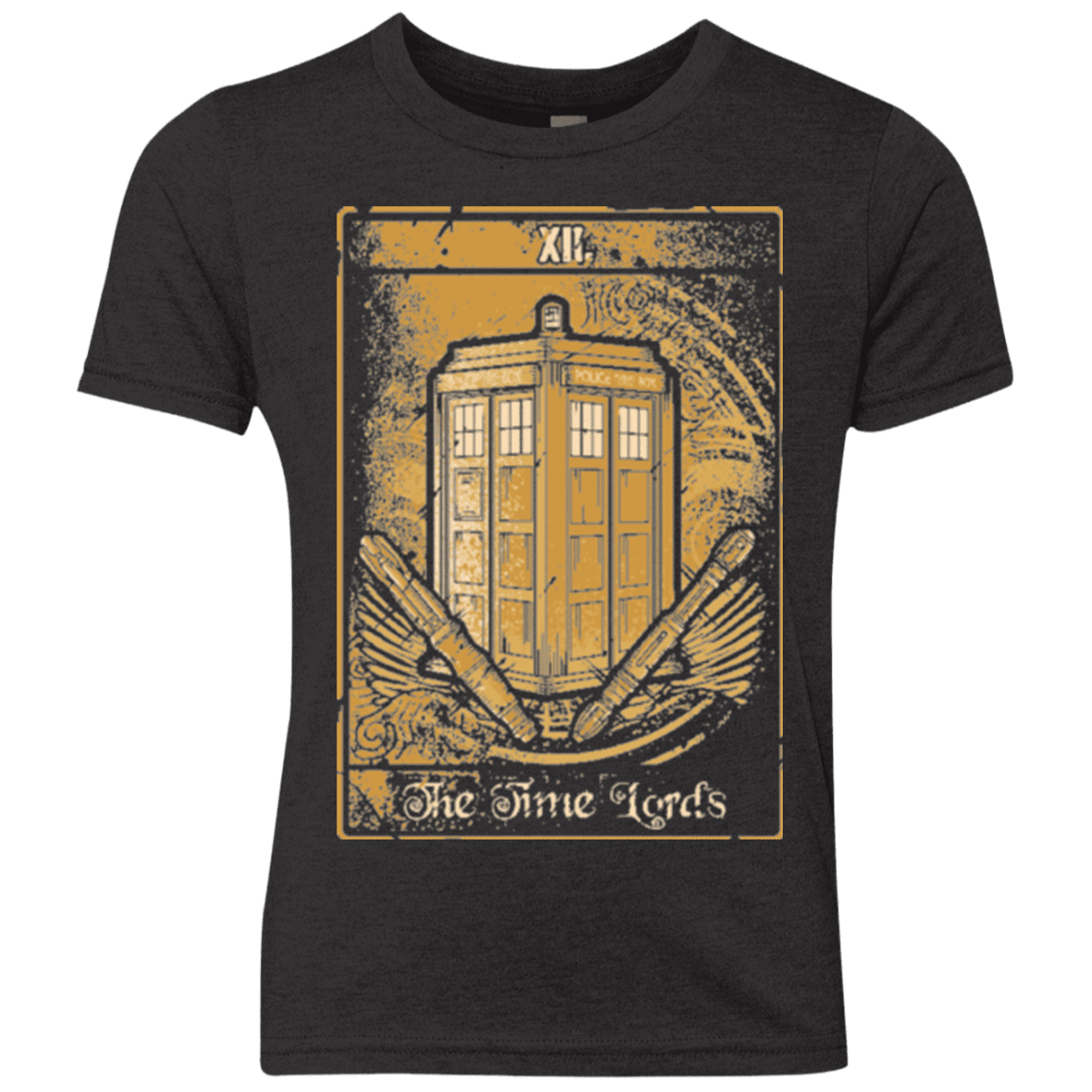 T-Shirts Vintage Black / YXS THE TIMELORDS Youth Triblend T-Shirt