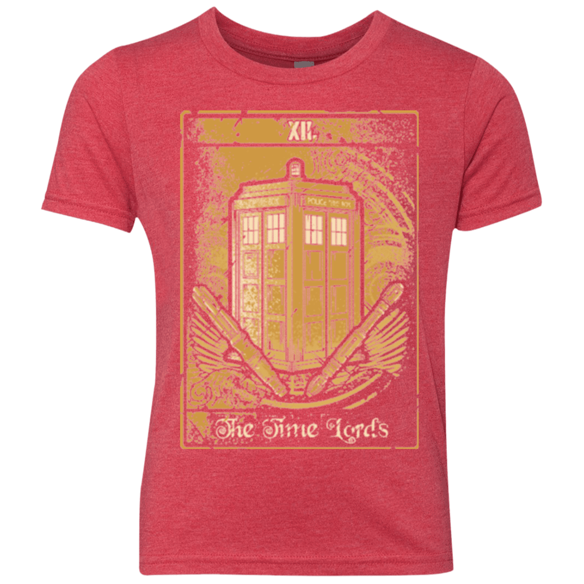 T-Shirts Vintage Red / YXS THE TIMELORDS Youth Triblend T-Shirt