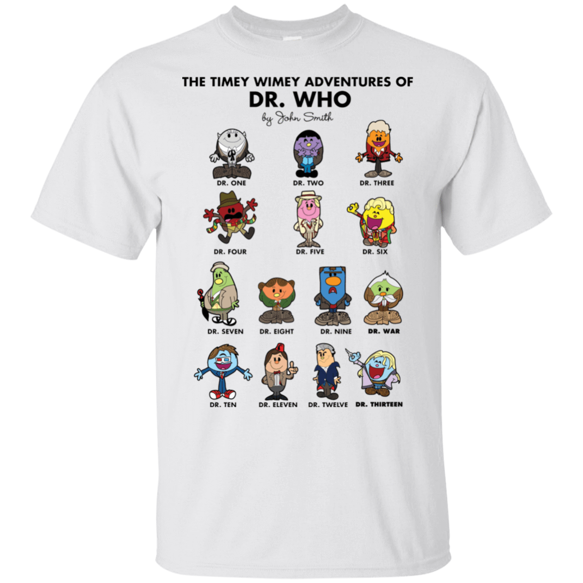 T-Shirts White / S The Timey Wimey Adventures of the Doctor T-Shirt