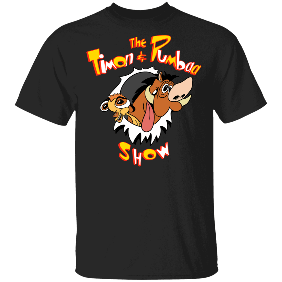 T-Shirts Black / S The Timon And Pumbaa Show T-Shirt