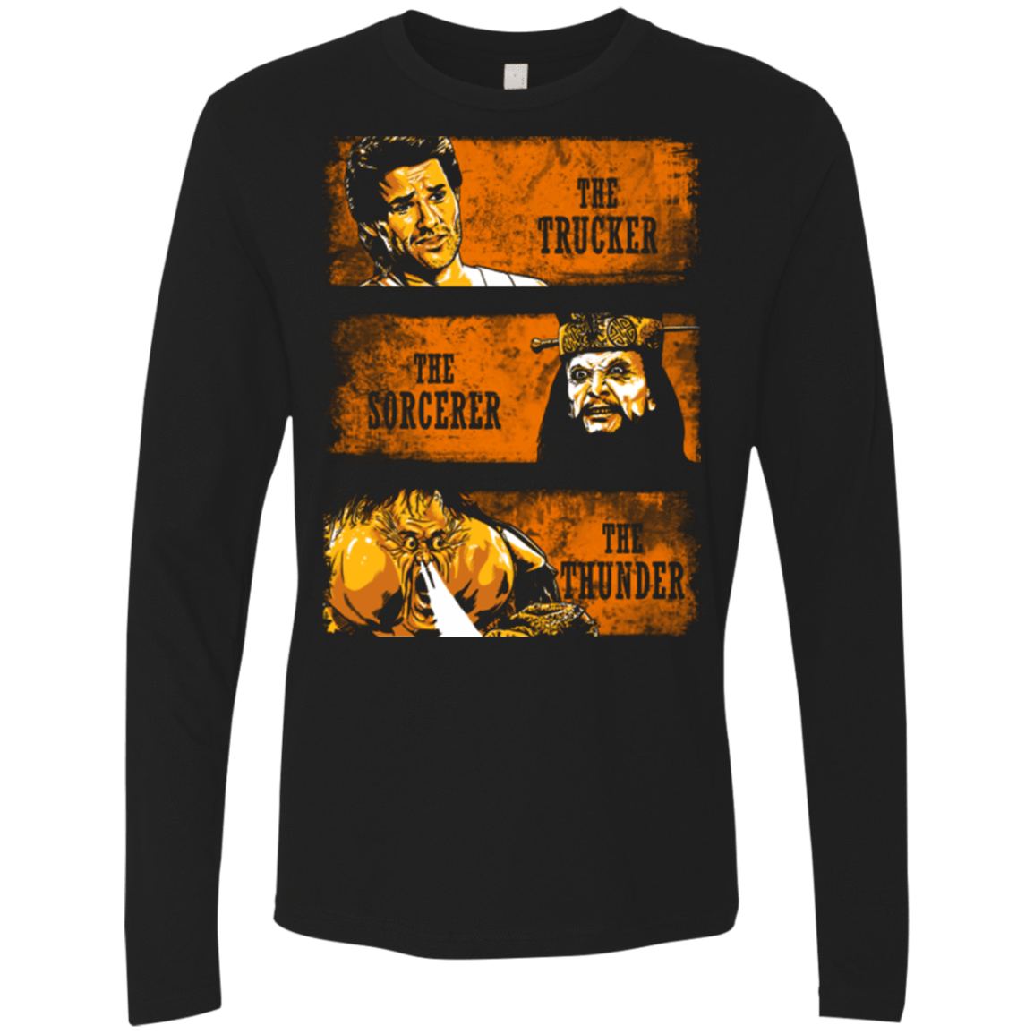 T-Shirts Black / Small The Trucker The Sorcerer and the Thunder Men's Premium Long Sleeve