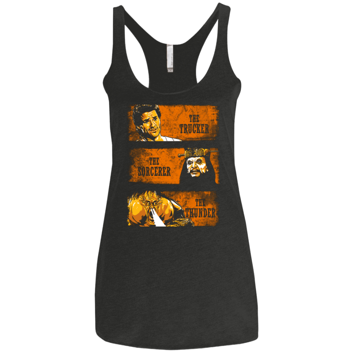 T-Shirts Vintage Black / X-Small The Trucker The Sorcerer and the Thunder Women's Triblend Racerback Tank