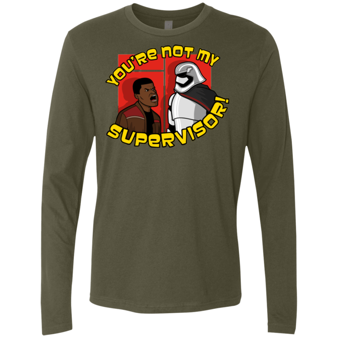 T-Shirts Military Green / Small The Tunt Awakens Men's Premium Long Sleeve