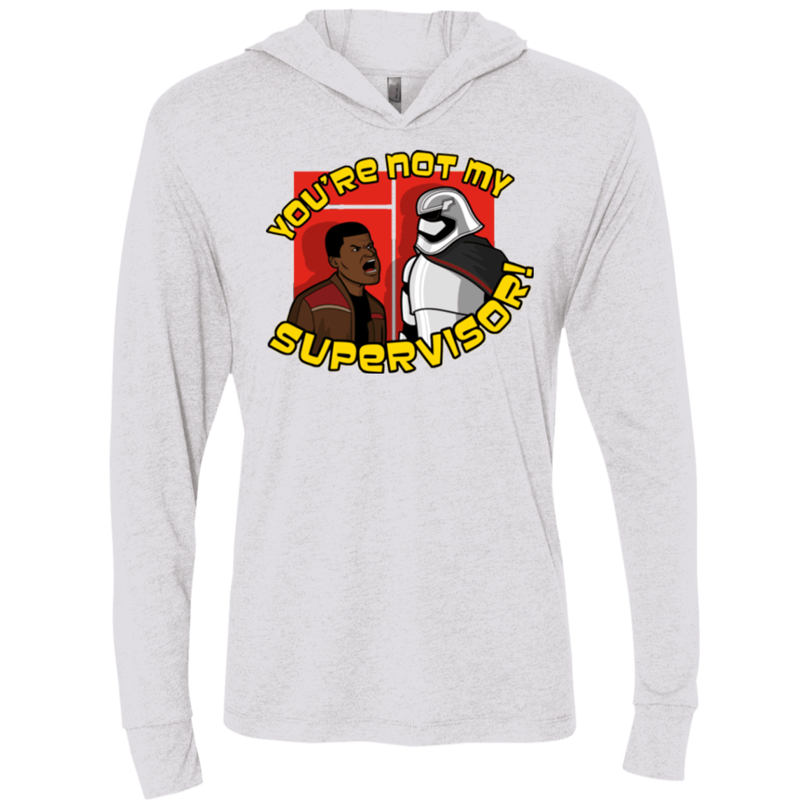 T-Shirts Heather White / X-Small The Tunt Awakens Triblend Long Sleeve Hoodie Tee