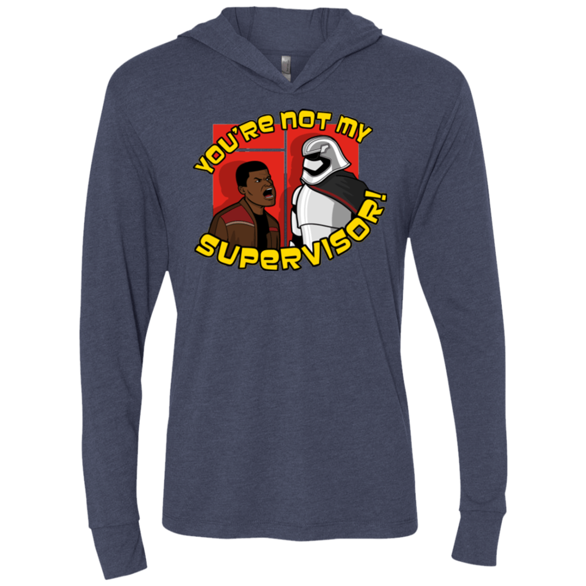 T-Shirts Vintage Navy / X-Small The Tunt Awakens Triblend Long Sleeve Hoodie Tee